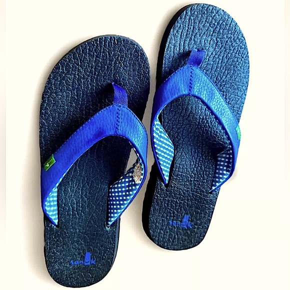 💙SANUK💙 YOGA MAT FOAM COMFORT THONG FLIP-FLOPS 🩴 - Picture 2 of 9